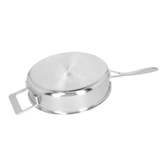 3 qt Sauté Pan With Helper Handle And Lid, 18/10 Stainless Steel