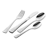 4-pc TWIN Kids Teddy Flatware Set, 18/10 Stainless Steel