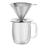 Pour over coffee dripper set, 2-pc