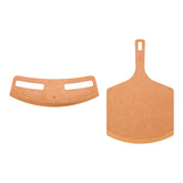 2-pc Pizza Peel And Cutter Set, Fiber Wood