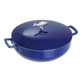 5 qt, Bouillabaisse pot, dark blue