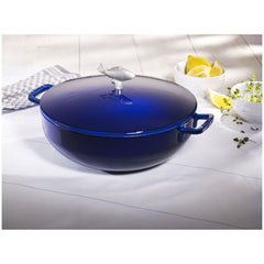 5 qt, Bouillabaisse pot, dark blue