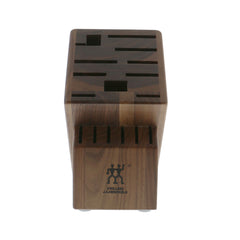 Walnut, TWIN Knife Block Empty